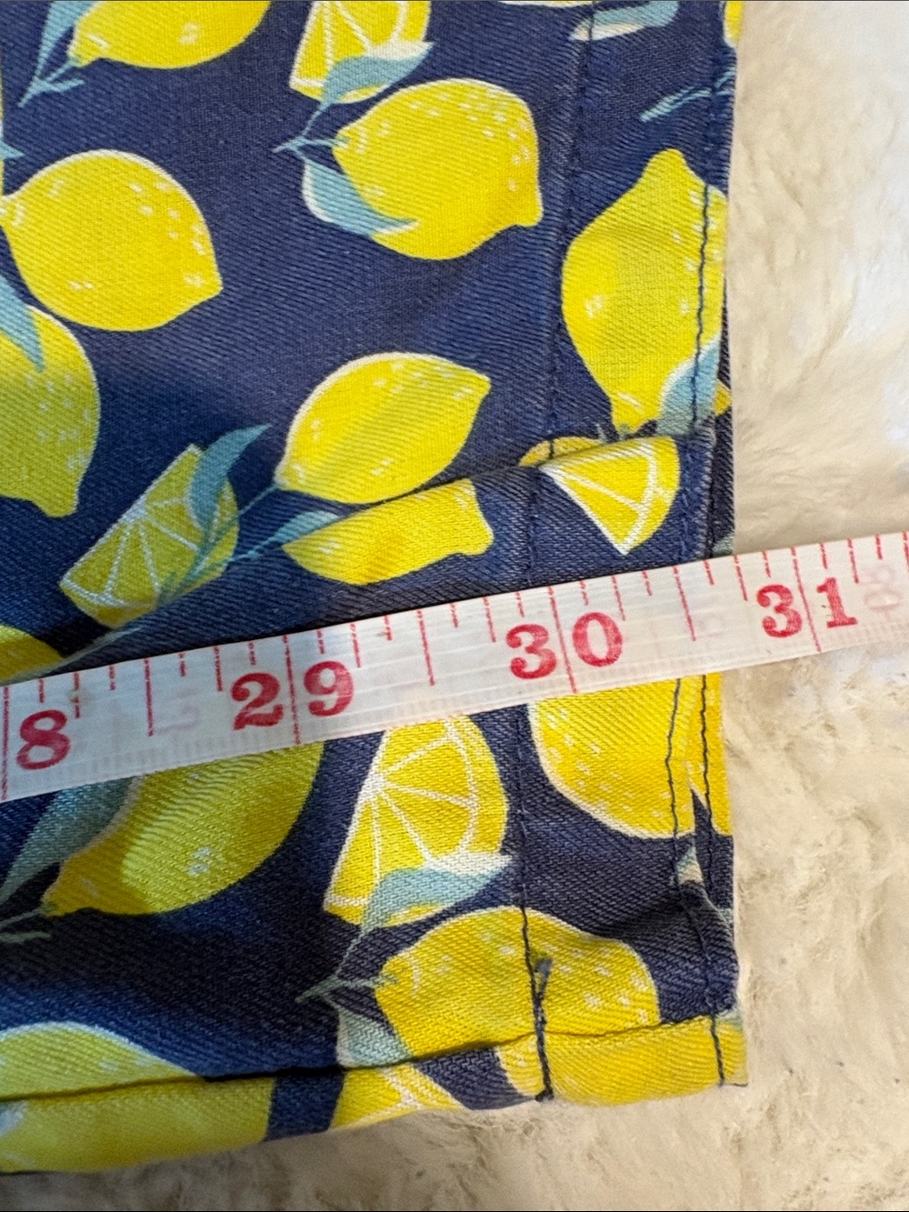Mountain Warehouse Lemon Print Summer Dress | Blue Yellow Sundress - Picture 7 of 8